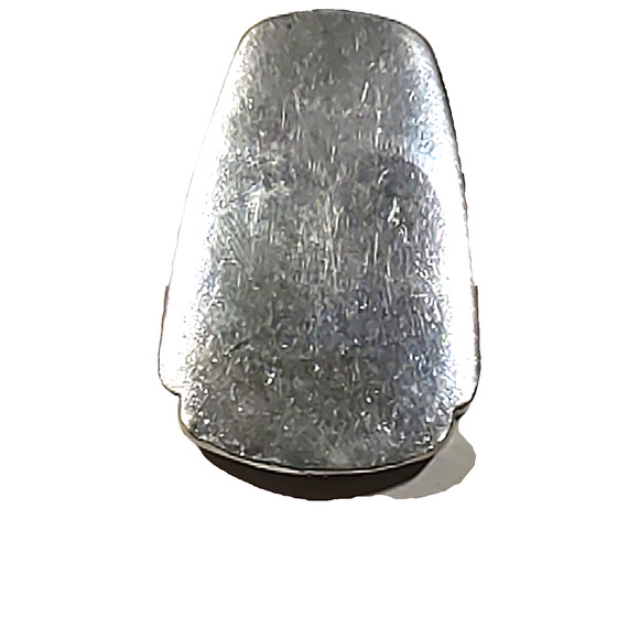 Chrysler Metal Keychain Heavy Logo Silver Tone Scratches Flaw - Picture 7 of 8